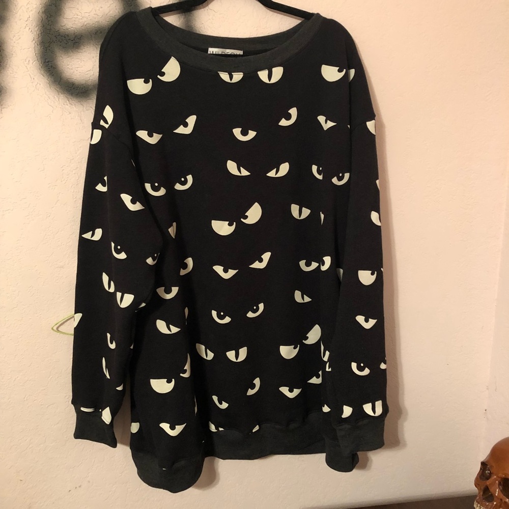 Wildfox Evil Eyes Roadtrip Sweater